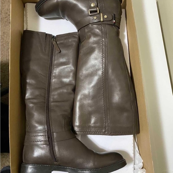 LEATHER RIDING WINTER BOOT SIZE 7.5 - Picture 4 of 5